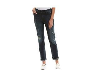 (W25 L34) DIESEL REEN 0844T Womens Denim Jeans Distress Regular Straight DNA Indigo Italy