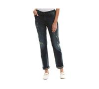 (W26 L34) DIESEL REEN 0844T Womens Denim Jeans Distress Regular Straight DNA Indigo Italy