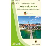 W270 Wanderkarte 1:25 000 Friedrichshafen: Bodensee, Meersburg, Langenargen