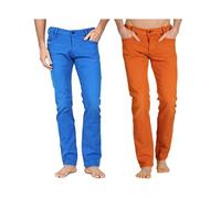 Men's DIESEL IAKOP 0111D Mens Jeans Regular Slim Fit Cotton Stretch Casual Denim Pants - Blue - Size: 29/30