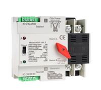 W2R ATS 2P Automatic Transfer Switch Electrical Selector Switches Dual Power Switch 1Pcs(W2R-2P-110V,2P 100A)