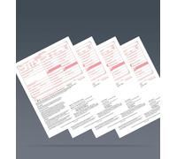 W3 Transmittal Tax Forms 2025, 10 Form W-3 Summary Forms for Transmittal of Wage and Tax Statements, Compatible with QuickBooks and Accounting Software, for Laser or Inkjet Printers