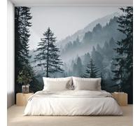 W300 X H210 cm Jungle Wallpaper, Wall Mural Tropical Rainforest Photo Wallpaper, Non-Woven Print Wall Paper for Living Room Bedroom Art Decor, Renter Friendly D&O163