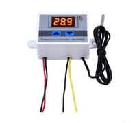 W3001 220V Digital Thermostat Switch with LED Display and 1 Meter Stainless Steel Waterproof Probe for Temperature Management in Heating and Cooling Devices