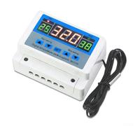 W3103 Digital Temperature Controller 30A On-Off Control Thermostat with -50~110°C Range, 0.1°C Accuracy, Wall-Mountable for Industrial HVAC, Lab & Process Equipment