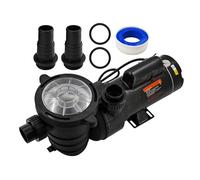 W3SP15932S 2 Speed Pool Pump 1.5HP 220-240V/60Hz 1100W Compatible with Hayward SP15932S Super Pool Pump with 1.5" Port for All In-Ground Swimming Pools and Spas