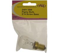 W4 240V 25W Pigmy Bulb - Transparent
