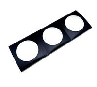 W4 Berker Triple Frame Fitting - Anthracite