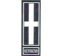 W4 Caravan Motorhome Car Kernow Flag - Medium Rectangle sticker