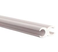 W4 Figure 8 Plastic Channel Strip - White, 750 mm