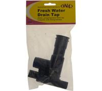 W4 Fresh Water Drain Tap - Hose Pipe, Kitchen Tap, Caravan Accessories, Campervan Accessories UK, Outdoor Tap, Water Dispenser with Tap