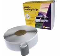 W4 Mastic Sealing Strip for Caravans & Motorhomesmm - Grey 32mm Weatherproof Sealant for Overlap Joints, Awning Rails, Roof-Lights, Window Surrounds & External Trims, Durable & Easy to Apply