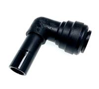 W4 Stem Elbow - Black, 12mm