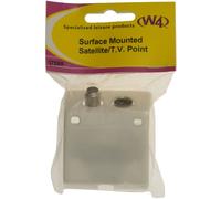 W4 TV Satellite Point - White