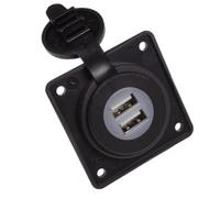 W4 Twin USB Charging Point on a Berker Backplate 20238A