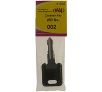 W4 WD Replacement Caravan Key No002 - Black