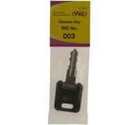 W4 WD Replacement Caravan Key No003 - Black