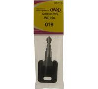W4 WD Replacement Caravan Key No019 - Black