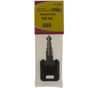 W4 WD Replacement Caravan Key No020 - Black