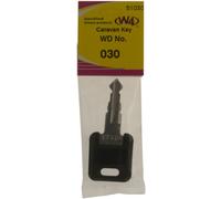 W4 WD Replacement Caravan Key No030 - Black