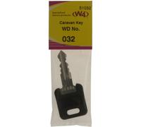W4 WD Replacement Caravan Key No032 - Black