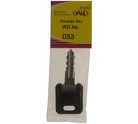 W4 WD Replacement Caravan Key No053 - Black