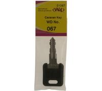 W4 WD Replacement Caravan Key No067 - Black