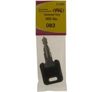 W4 WD Replacement Caravan Key No083 - Black