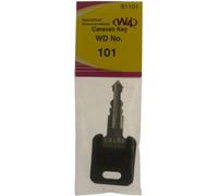 W4 WD Replacement Caravan Key No101 - Black