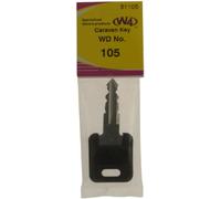 W4 WD Replacement Caravan Key No105 - Black