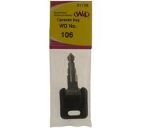 W4 WD Replacement Caravan Key No106 - Black
