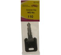 W4 WD Replacement Caravan Key No110 - Black