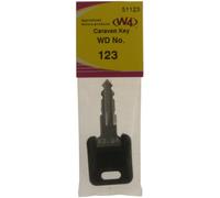 W4 WD Replacement Caravan Key No123 - Black