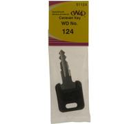 W4 WD Replacement Caravan Key No124 - Black