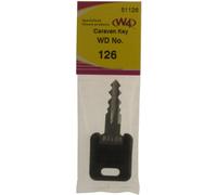 W4 WD Replacement Caravan Key No126 - Black