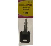 W4 WD Replacement Caravan Key No150 - Black