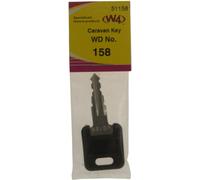 W4 WD Replacement Caravan Key No158 - Black