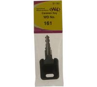 W4 WD Replacement Caravan Key No161 - Black