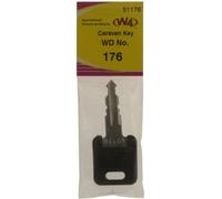 W4 WD Replacement Caravan Key No176 - Black