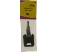 W4 WD Replacement Caravan Key No183 - Black
