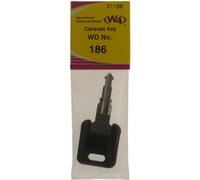 W4 WD Replacement Caravan Key No186 - Black