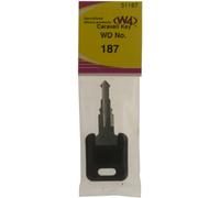 W4 WD Replacement Caravan Key No187 - Black