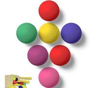 W4W Beach Paddle Ball replacement balls - Extra Balls for Pro Kadima & Smashball Racket (Set of 7 Balls)