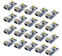 W5500 Ethernet Module TCP/IP Network Module with RJ45 Port, SPI Interface, Compatible with Arduino, ESP32, ESP8266, 5V/3.3V Microcontrollers, IoT Projects, 20 Pieces