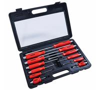 W5600 12PC HEAVY DUTY ENGINEERS MECHANICS SCREWDRIVER SET WITH HEX BOLSTERS