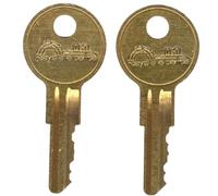 W623 Replacement Key for ESP, Global, Evolve Furniture Locks - Cut on Y11 Blank by KEYSALACARTE