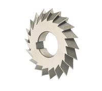 W6542 Symmetrical Double Angle Milling Cutter 80/90mm, HSS White Steel V-milling 1pc(75mmX45)