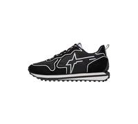 w6yz Men's Fresh-uni. Oxford Flat, Black, 10.5 UK