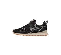 w6yz Men's Jet-m. Oxford Flat, Black Tan Black, 8.5 UK