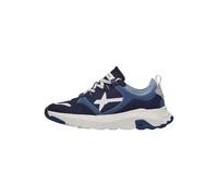 w6yz Men's Next-m. Oxford Flat, White Blue, 40 EU